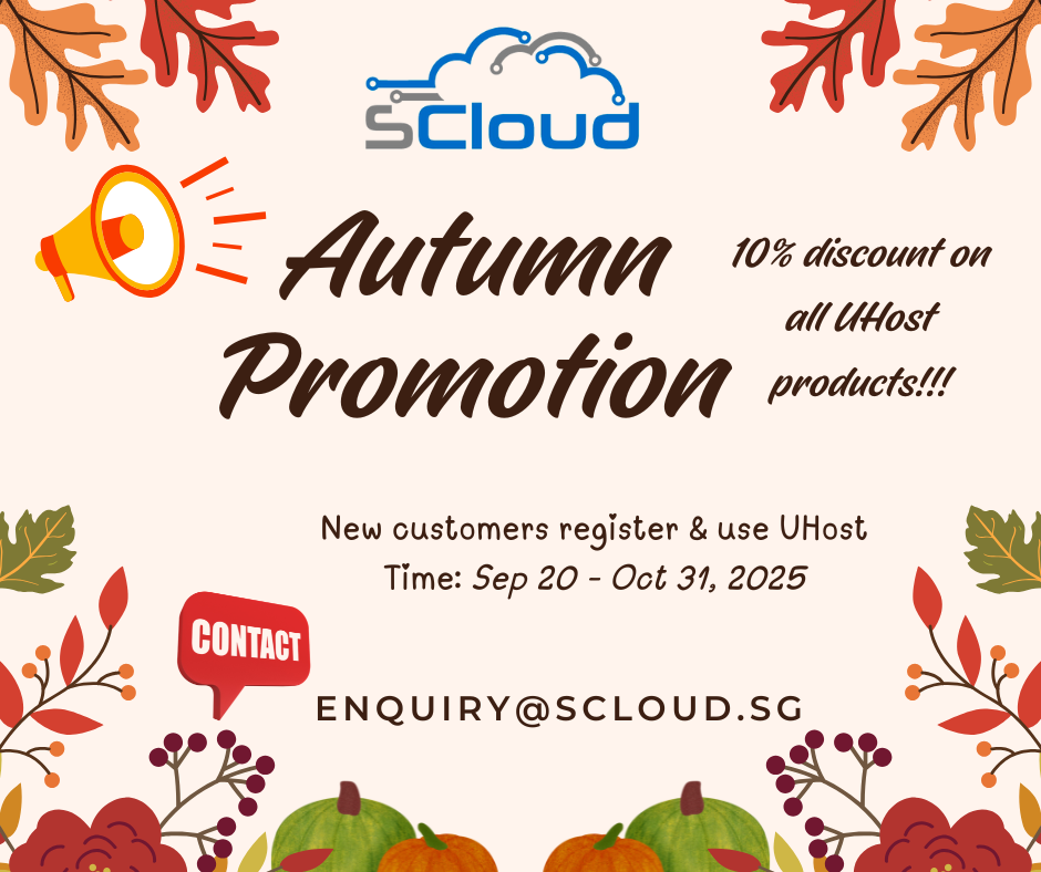 Autumn Promotion – 10% discount on all Uhost products