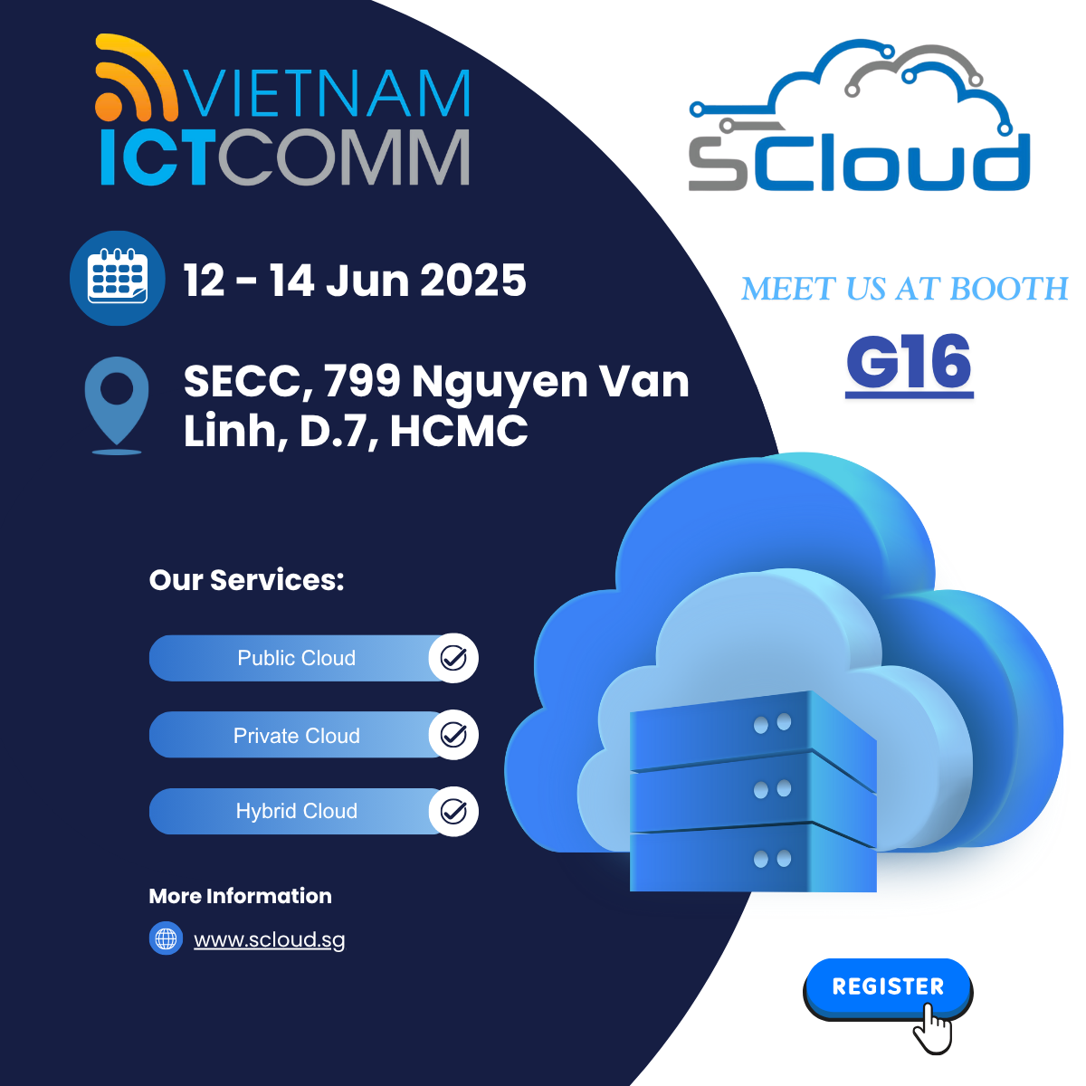 SCloud Unlocks Cloud Computing Power at Vietnam ICTCOMM 2025!